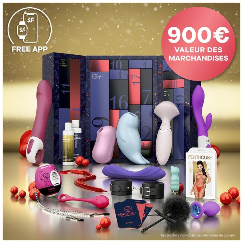 Calendrier de l'avent sexy - édition 2024 - marque Satisfyer